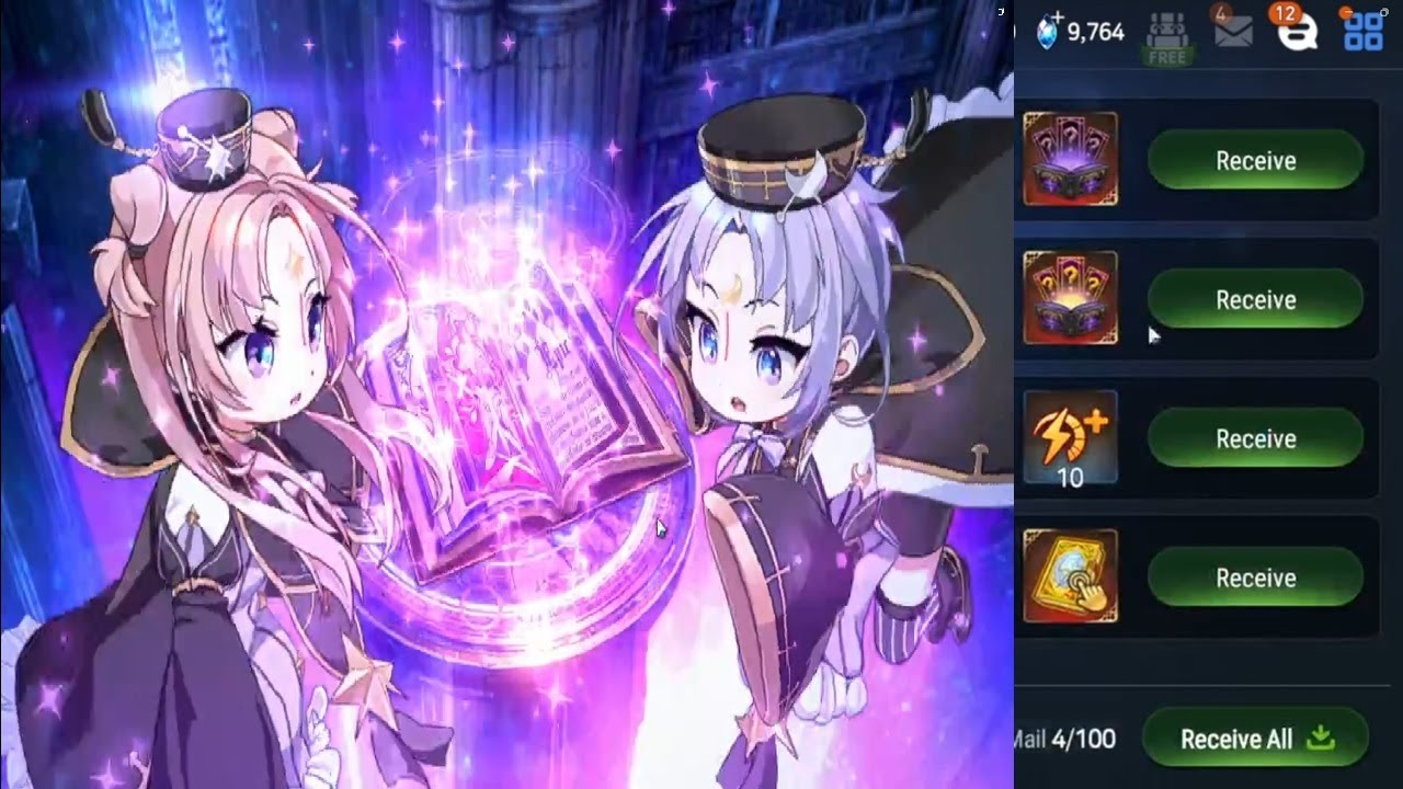 Purchasing The Light/Dark 5* Element Grace Summoning Book & Moonlight Summons [Epic Seven]