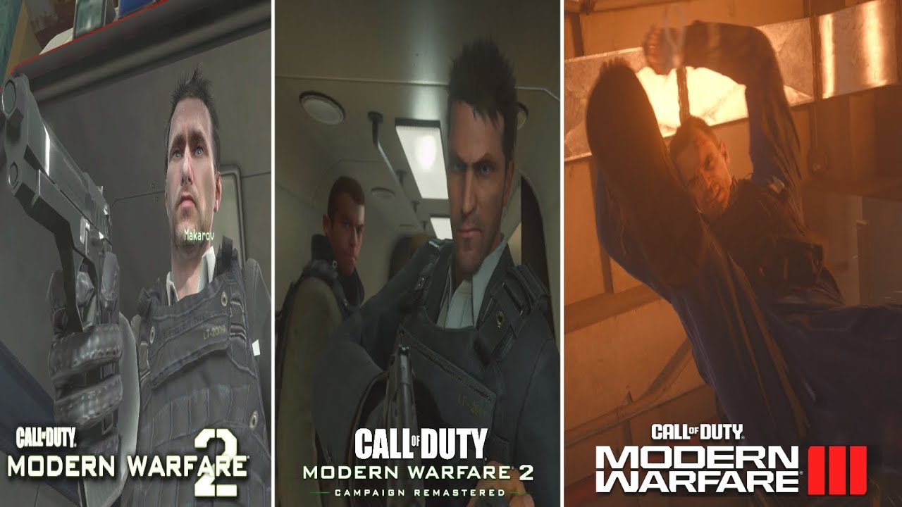 Evolution Of Makarov's Message Scenes in Different Modern Warfare Games (2009-2023)