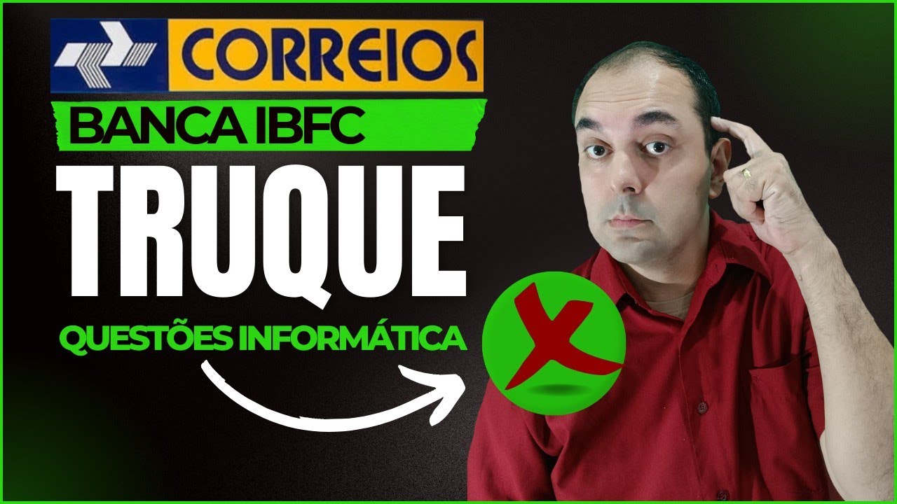 Top 3 Truques INFORMATICA IBFC para evitar perder ponto a todo custo I CONCURSO PMPR 2025 / MGS