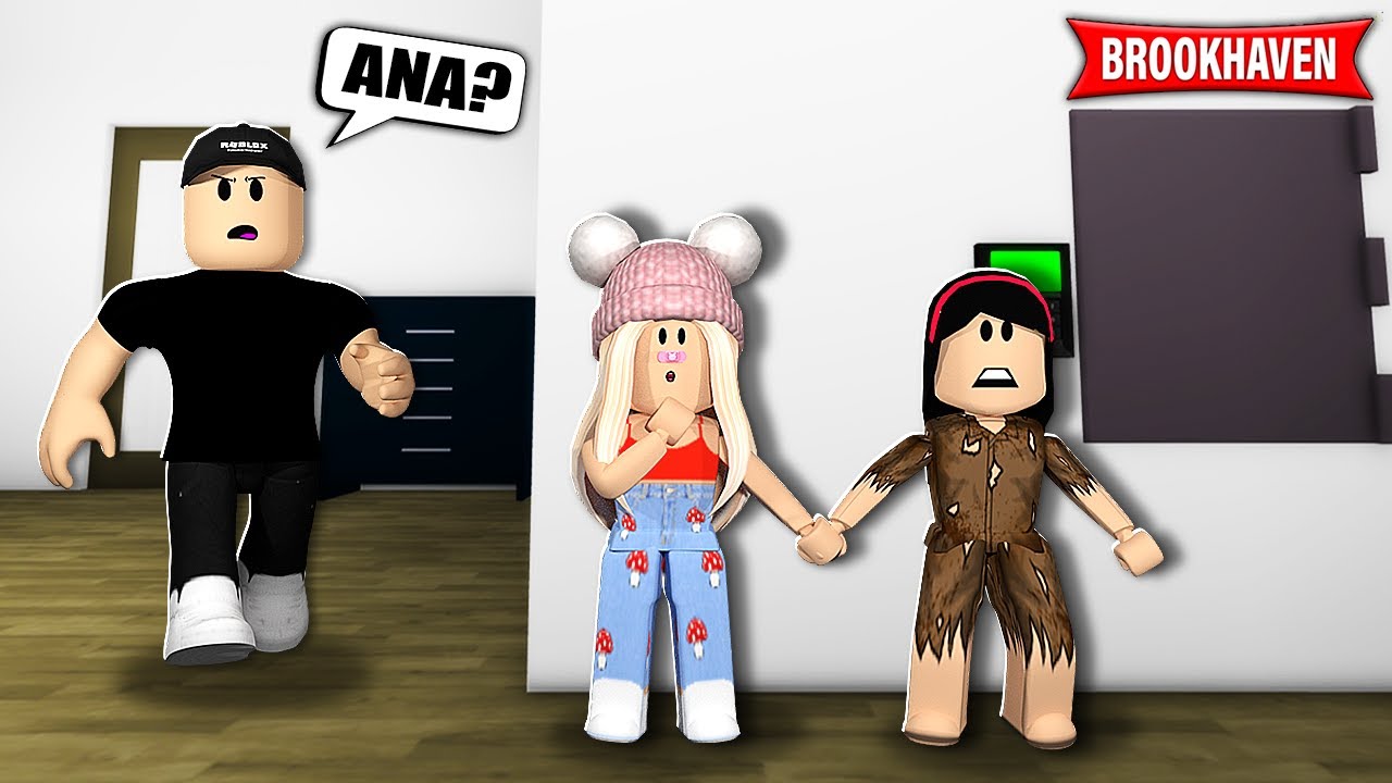 ELA ADOTOU ESSA MENINA POBRE SEM AVISAR O PAI NO BROOKHAVEN : Historinha de roblox