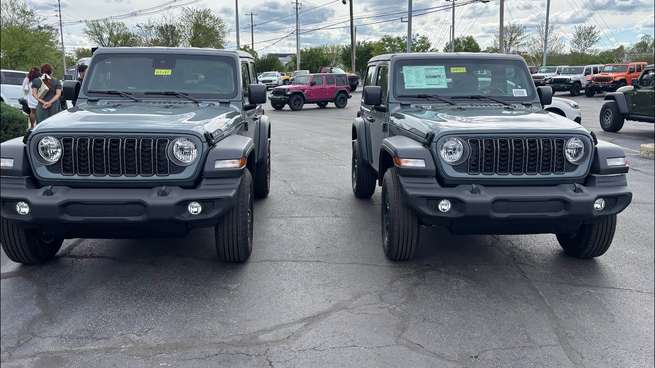2025 Jeep Wrwngler Sport vs Sport S
