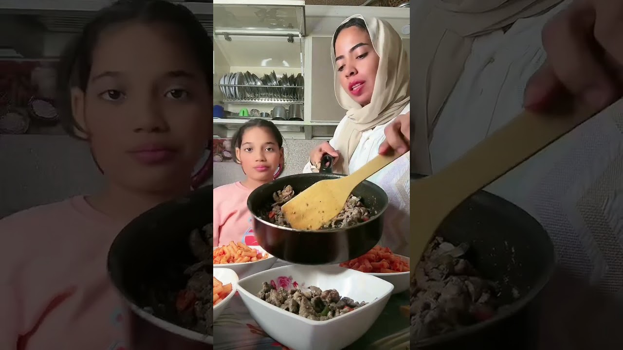 بجهز الاكل لسموكه وماسا 😍