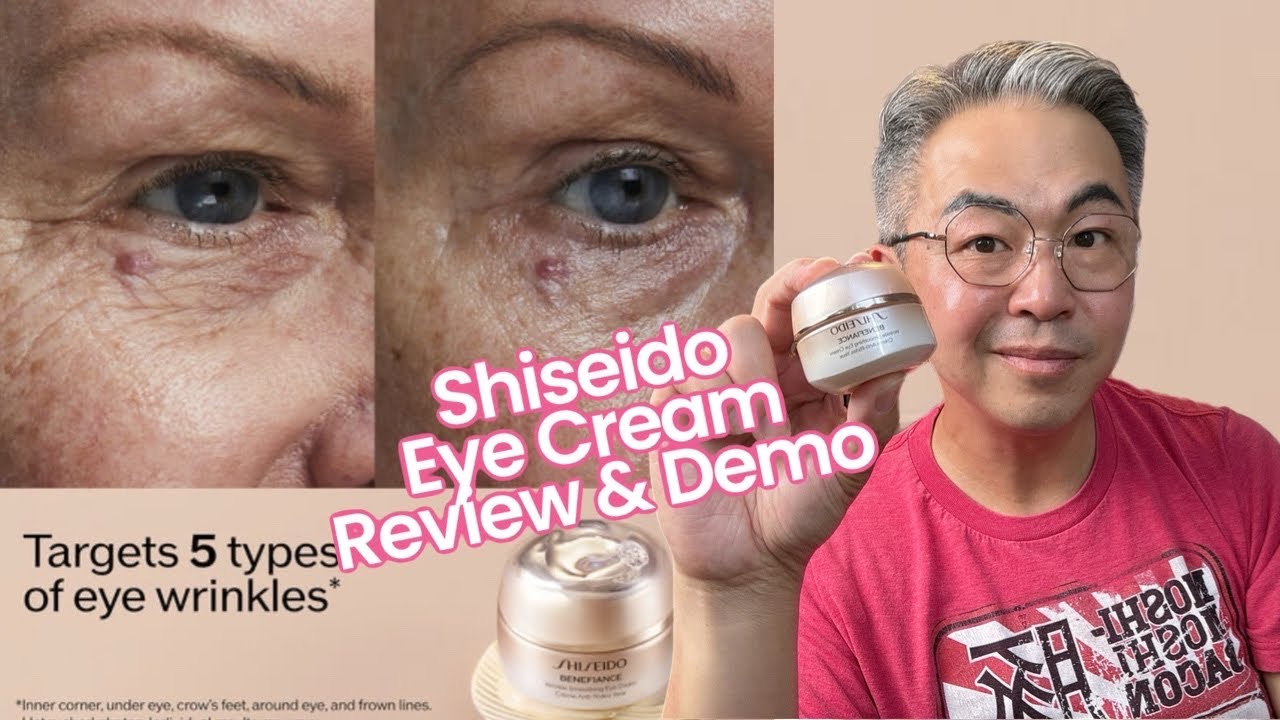 Крем для глаз Shiseido Benefiance Eye Cream борется с 5 типами морщин вокруг глаз.