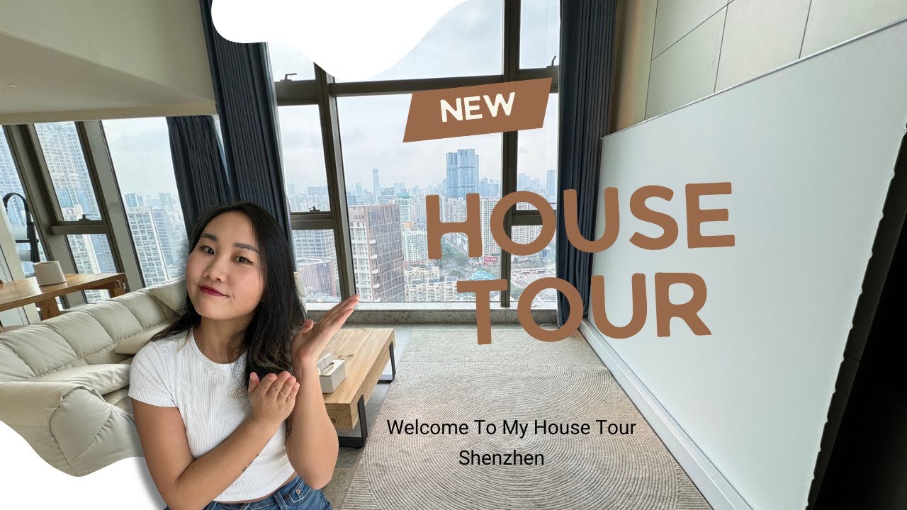 Modern duplex living with CBD city view | Shenzhen apartment tour