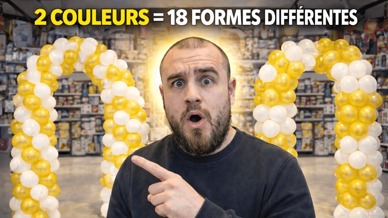 Comment faire une arche de ballons PRO avec seulement 2 couleurs