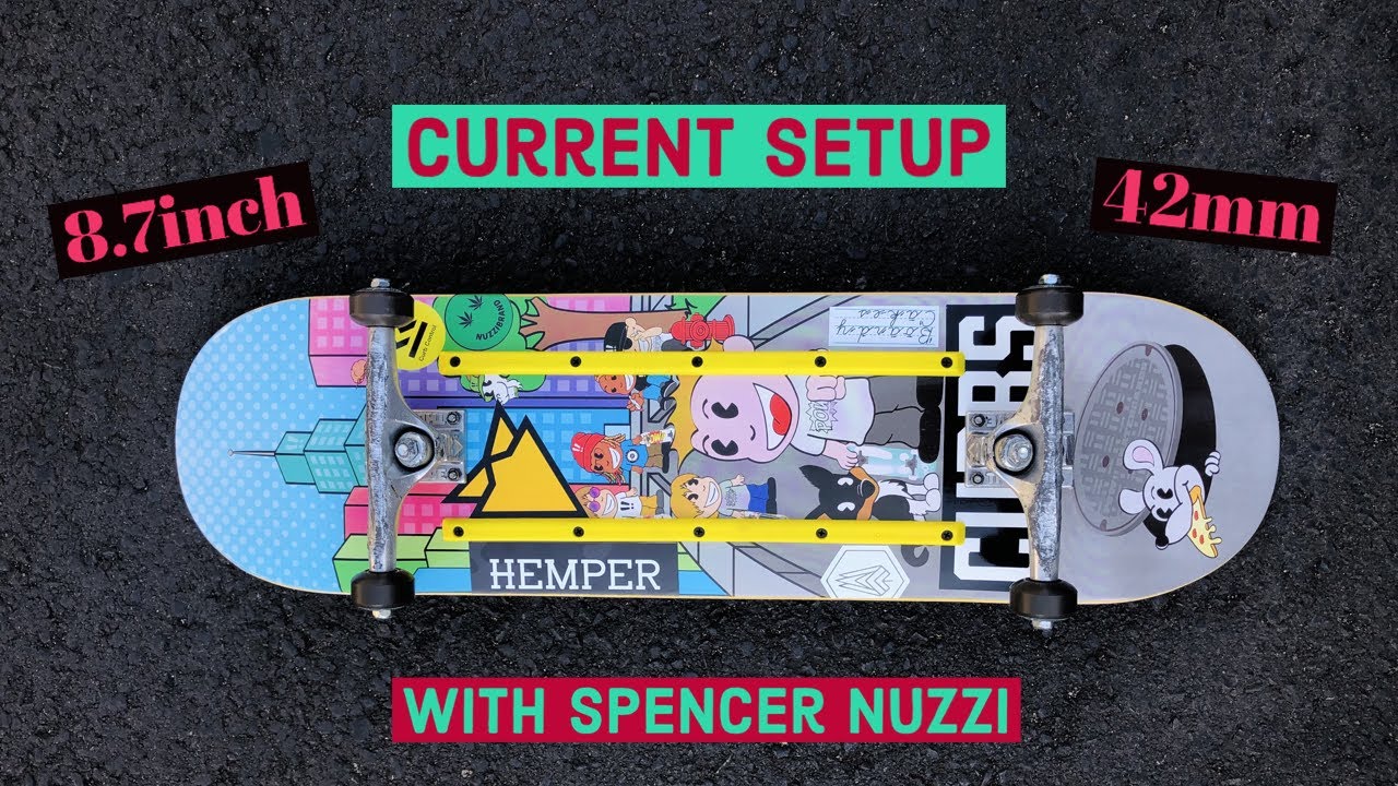 Current Skateboard Setup 8.7inch with Spencer Nuzzi