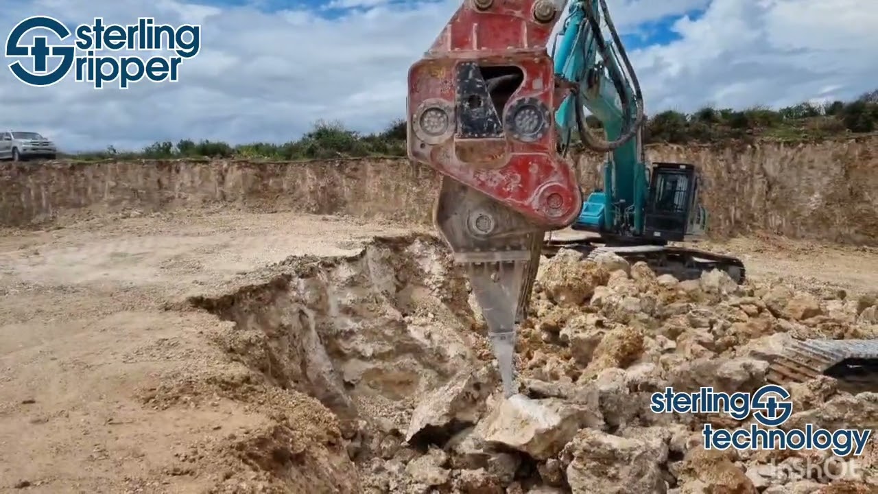Amazing secondary rock breaking with Sterling Ripper #sterlingtechnology ##sterlingripper 