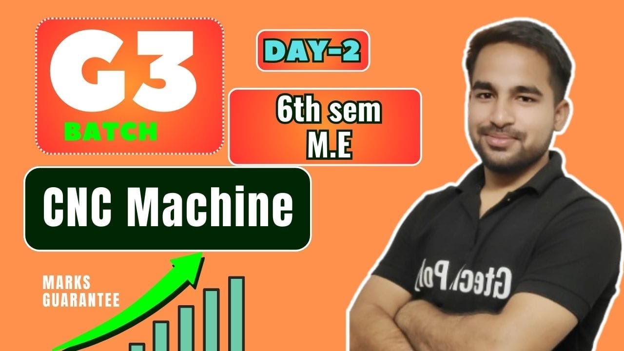 CNC Machines and Automation | G3 Batch | Day-2 Bteup Exam 2024 | Polytechnic 6th Semester @gtechpoly