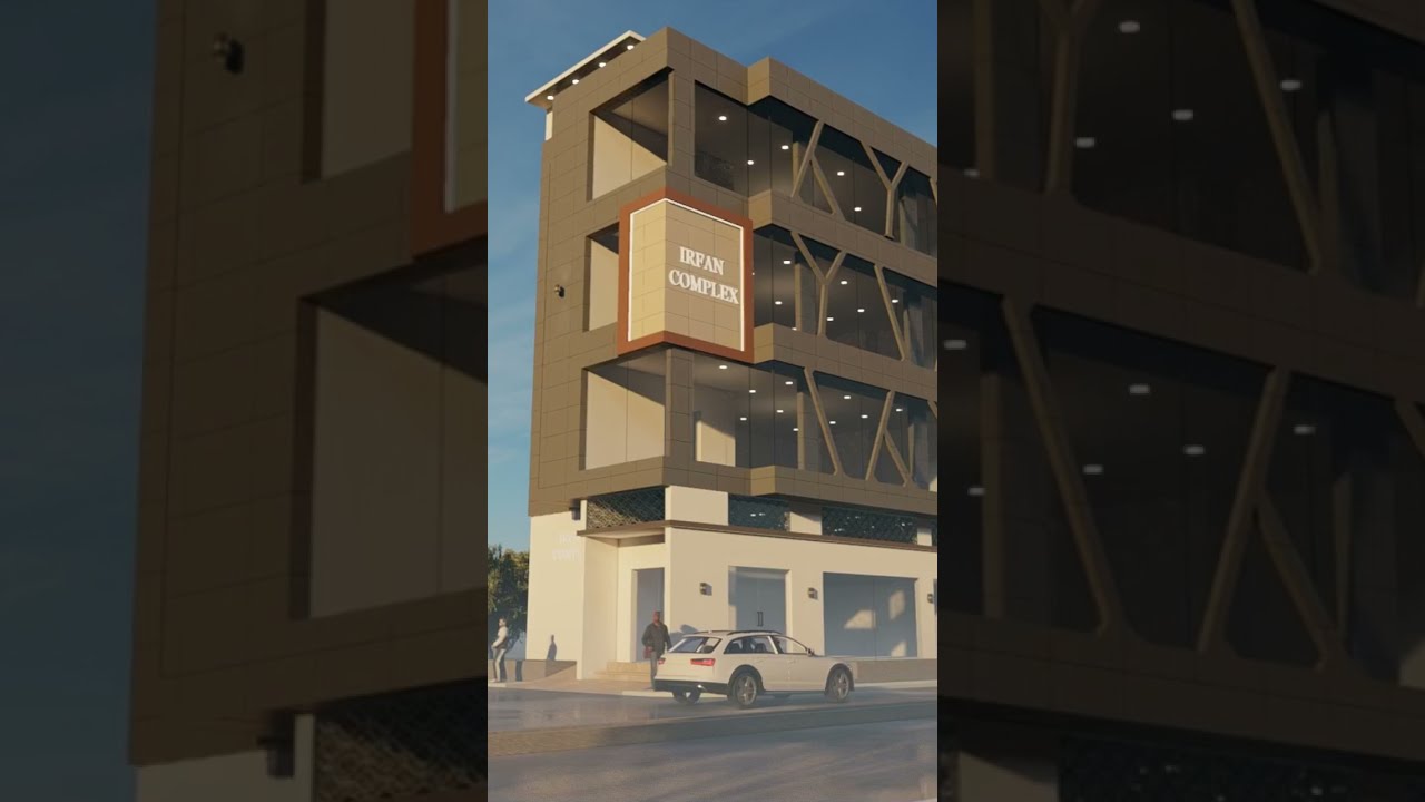 30X50 Feet Commercial Building Design. #shorts #design