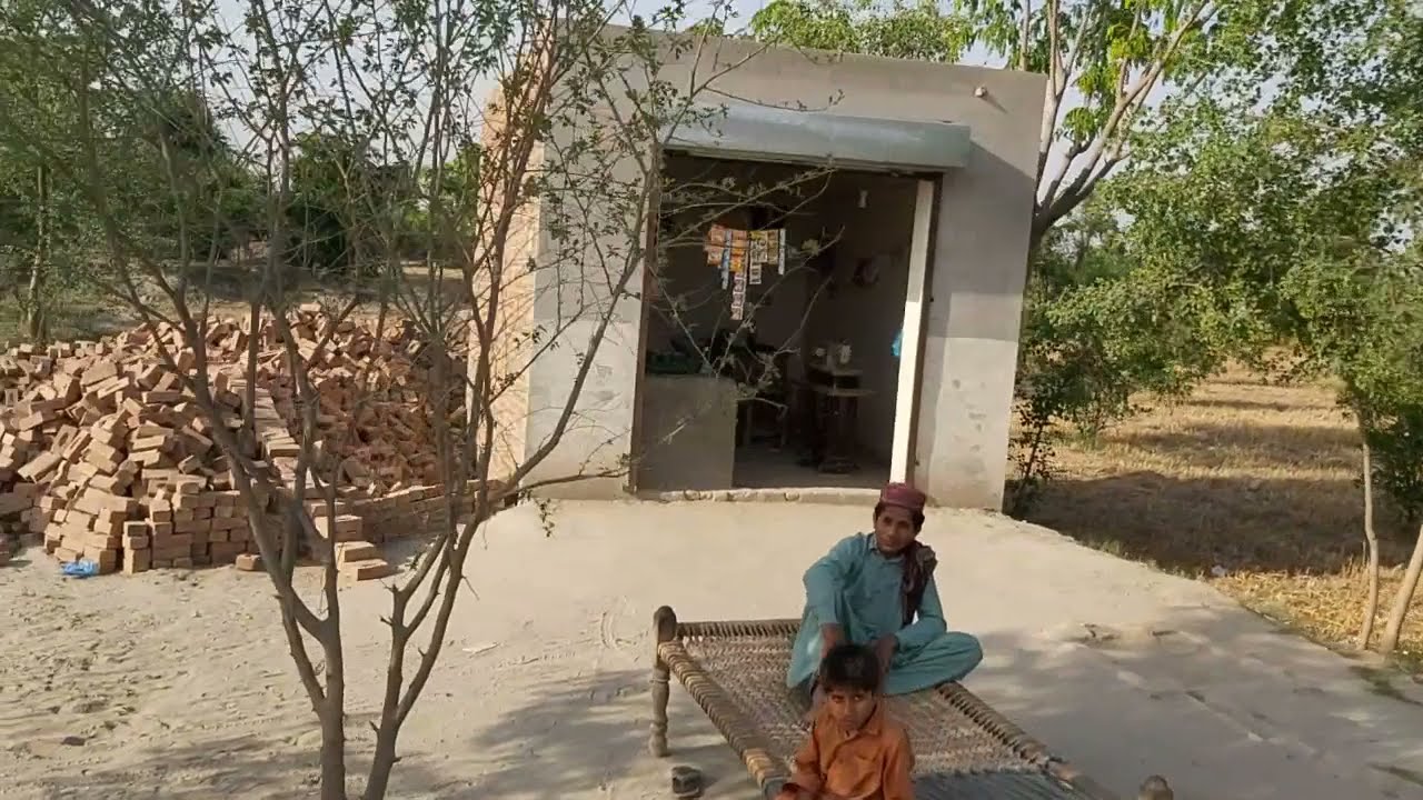 Tractor Ride Road To My Village Pahar Pur Layyah Punjab Pakistan Chak 172TDA Road