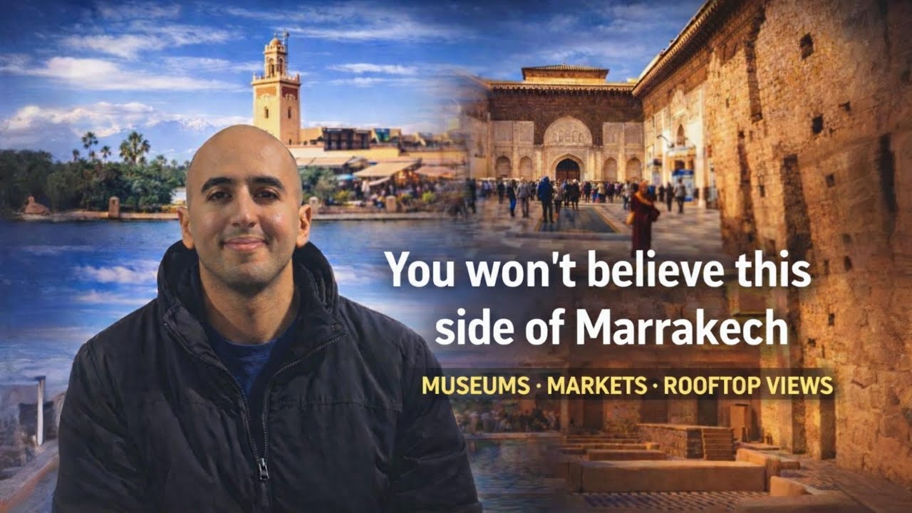 You Won’t Believe This Side of Marrakech 🇲🇦 Museums, Markets, Local Vibes & Rooftop Views 