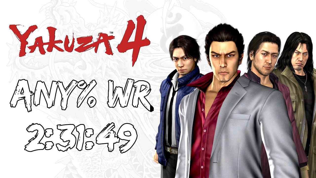 Any% Yakuza 4 Speedrun (WR) - 2:31:49 (2:44:18)