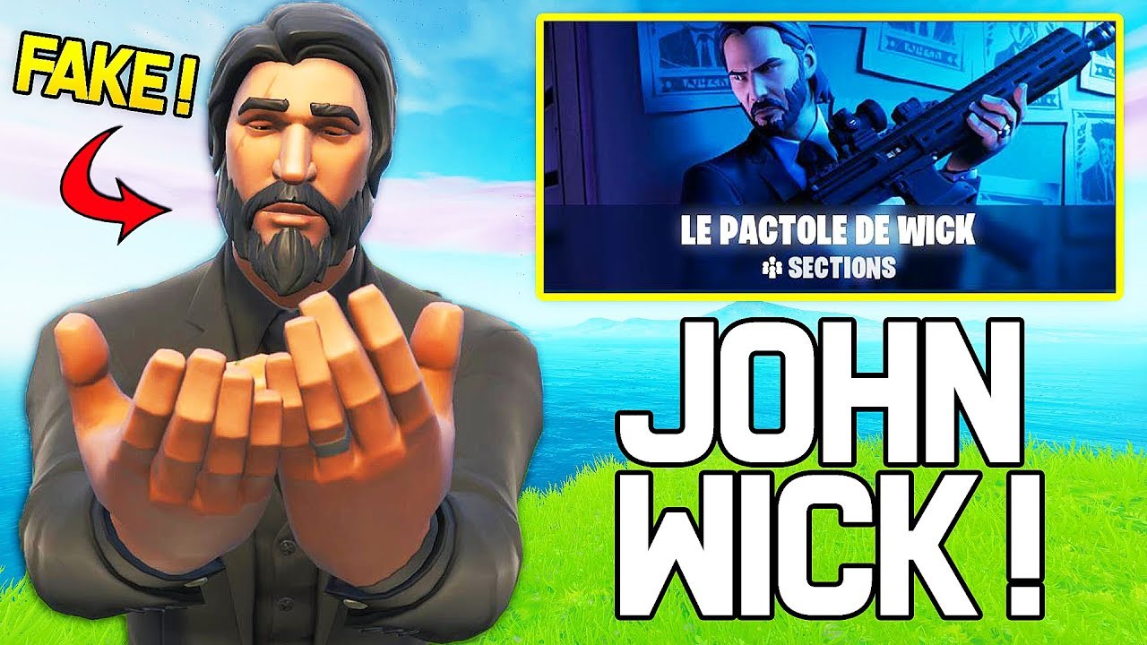 CE FAUX JOHN WICK DOMINE DANS LE NOUVEAU MODE ''LE PACTOLE DE WICK'' SUR FORTNITE !