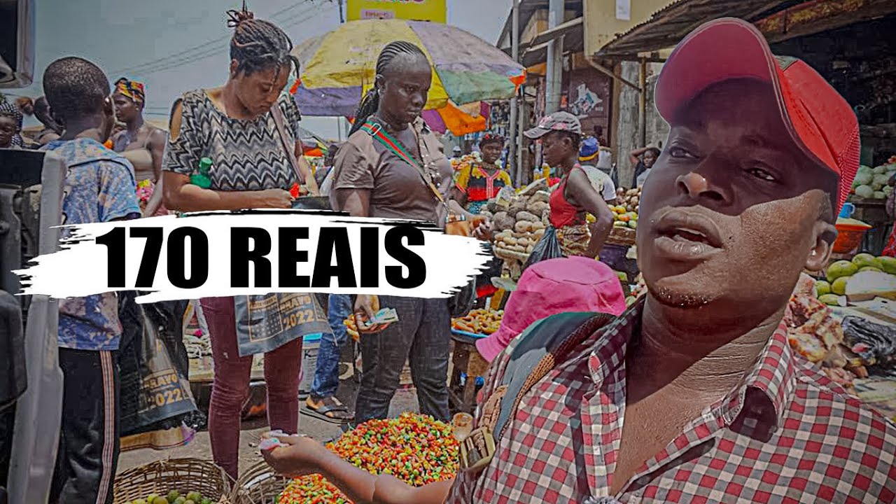 Experiência única: Comprei Tudo Isso com 170 Reais NA AFRICA! Veja! 😱