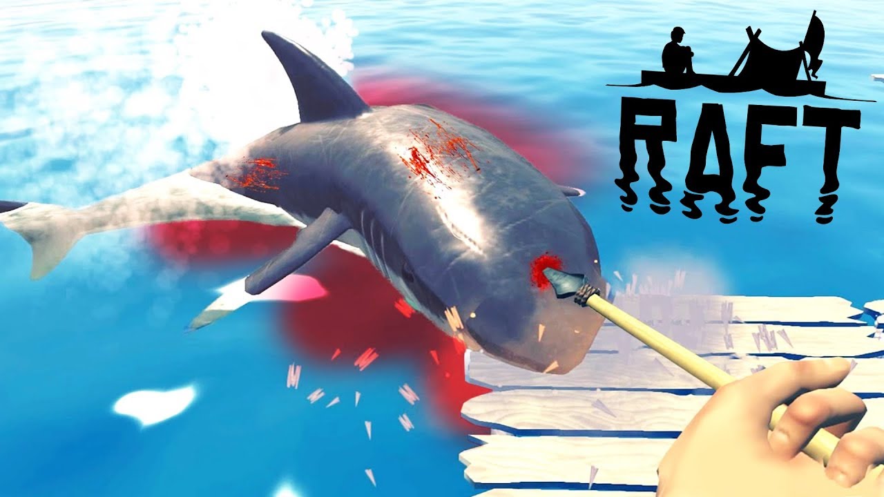 КАК УБИТЬ ОГРОМНУЮ АКУЛУ В RAFT 2018! ИГРА С ДРУГОМ В РАФТ МУЛЬТИПЛЕЕР! ПРОХОЖДЕНИЕ НОВОГО RAFT 2018