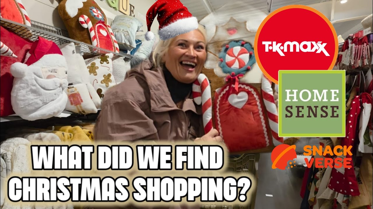 Christmas shopping at TK Maxx
