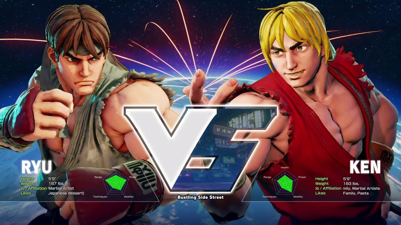STREET FIGHTER V Friendly matches #1 (Ryu KJGAMES)
