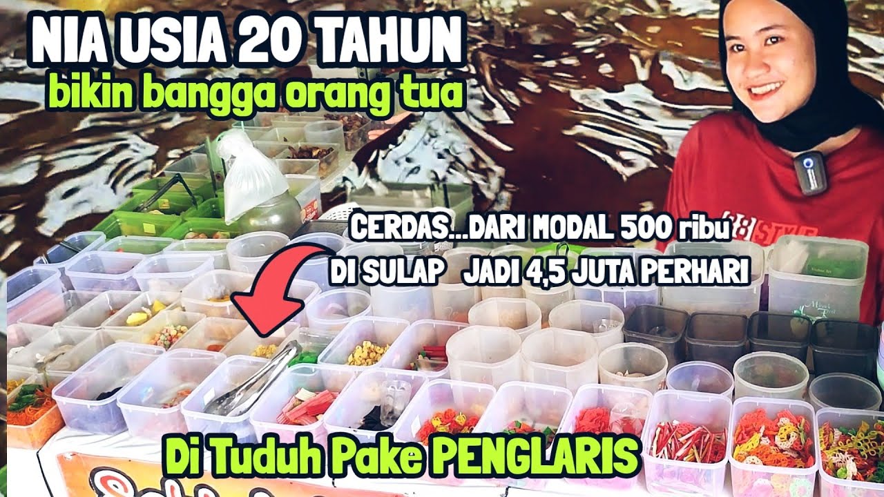 CERDAS.. Dari modal 500 ribu di SULAP jadi 4,5 juta Perhari..Nia SANG PLOPOR DI CIANJUR | ide bisnis
