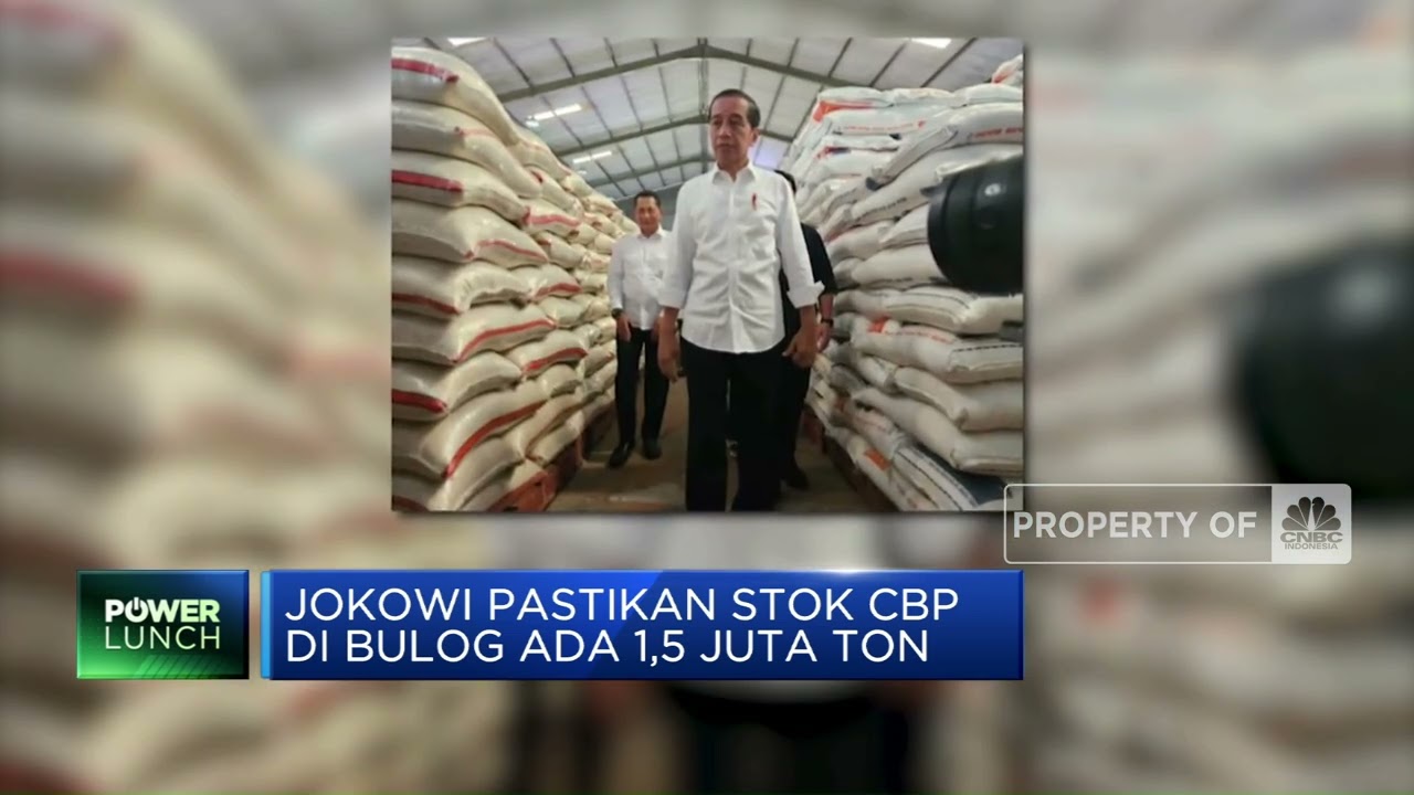 Jokowi Blusukan ke Gudang Bulog, Cek Stok Beras Pemerintah