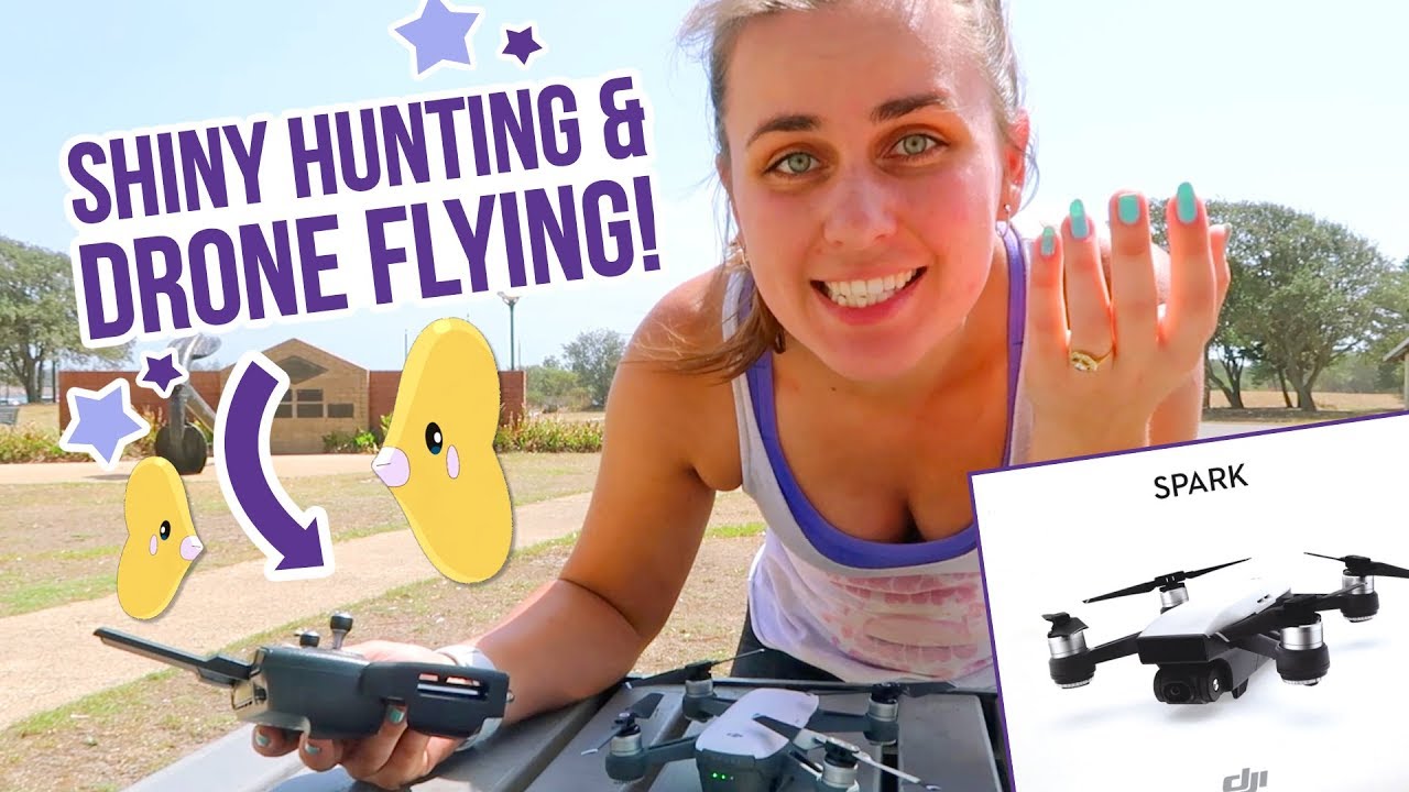 SHINY LUVDISC HUNT & FLYING OUR DRONE! Pok&eacute;mon GO Vlog | Zo&euml;TwoDots