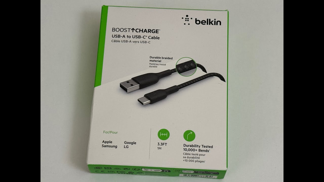 Belkin USB-C to USB-A Cable Unboxing! @belkin