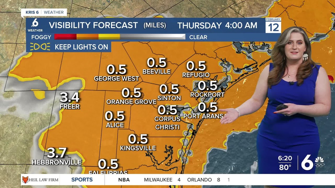 Thursday morning will be foggy across most neighborhoods