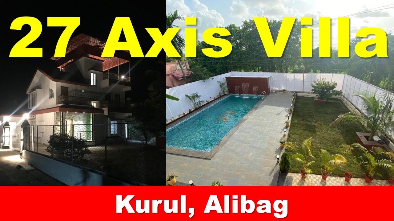 Private Villa In Alibaug - 27 Axis Villa with Private Swimming Pool in Kurul, Alibag, Raigad