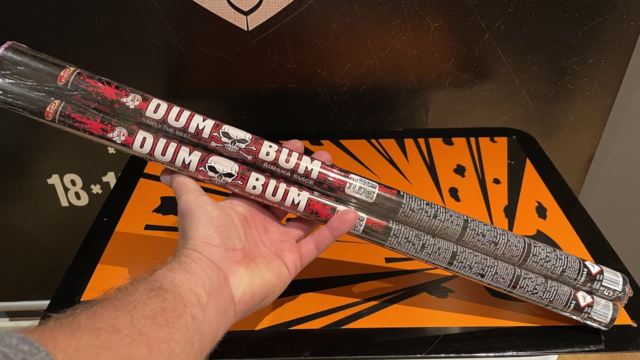 DumBum Roman Candle : Klasek Pyrotechnics  : R5808 : 8 Shots