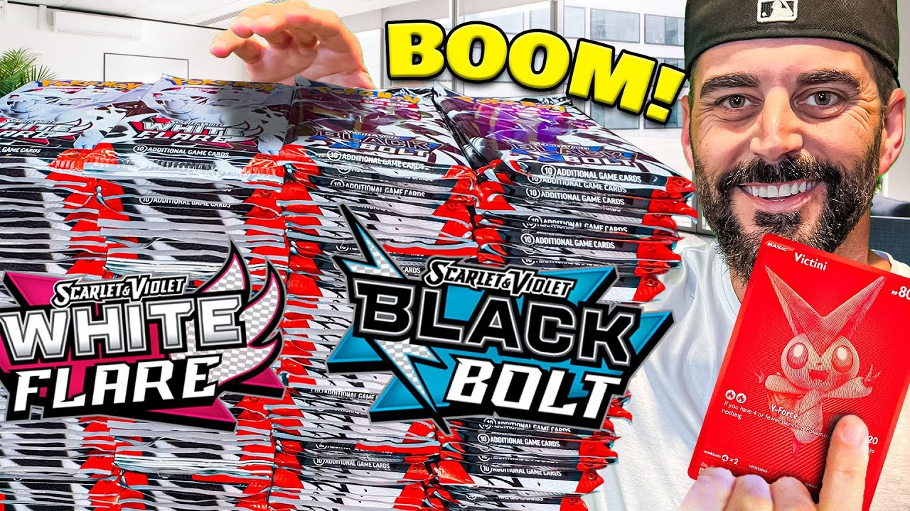 I DON'T Regret Opening 100 Packs Of Black Bolt & White Flare Pokemon Cards