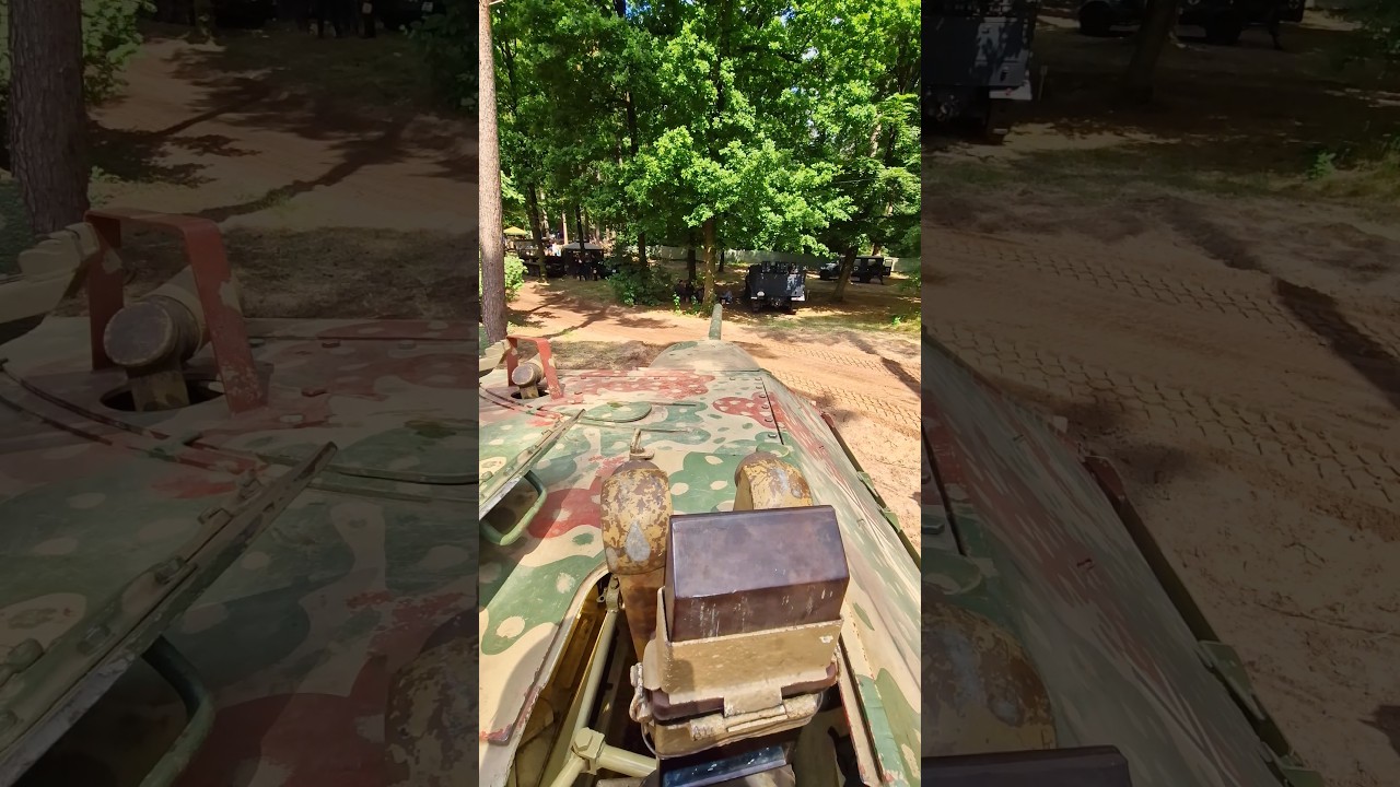 The interior of the Hetzer tank 🔍🔥Fascinating look into the crew compartment #history