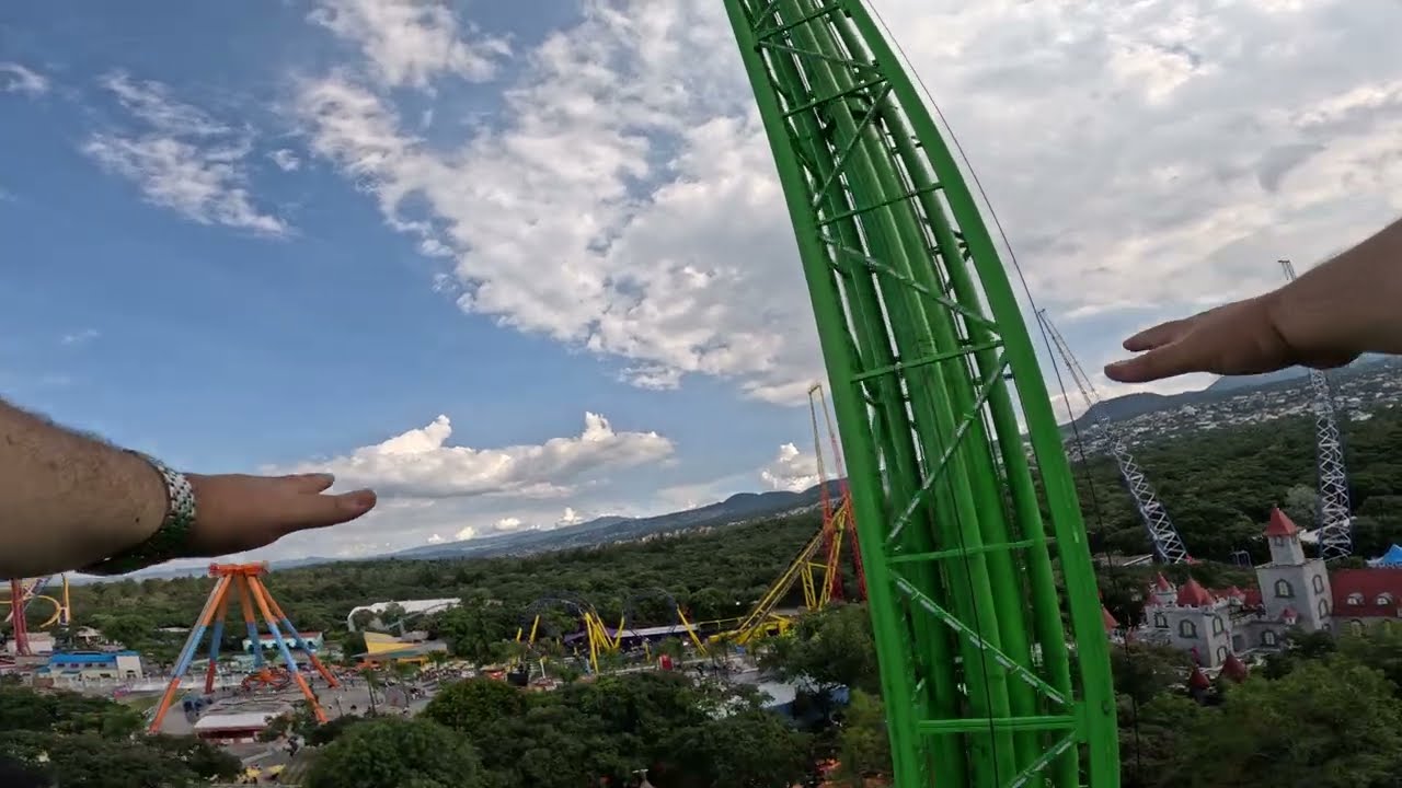 “Kilahuea en 4K POV: ¡La torre más extrema de Six Flags México como nunca la viste!”