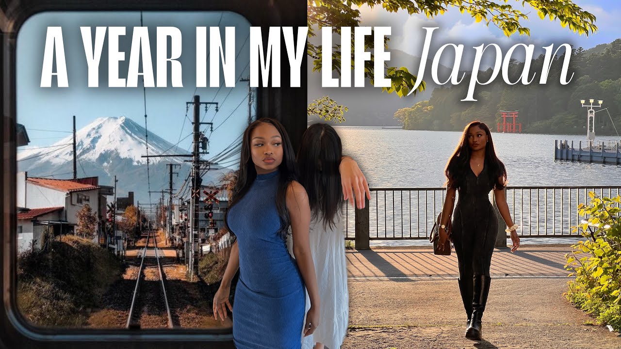 A YEAR IN MY LIFE LIVING IN JAPAN | GIVEAWAY +The Pro's and Con's | Travel, Shopping, What a year!