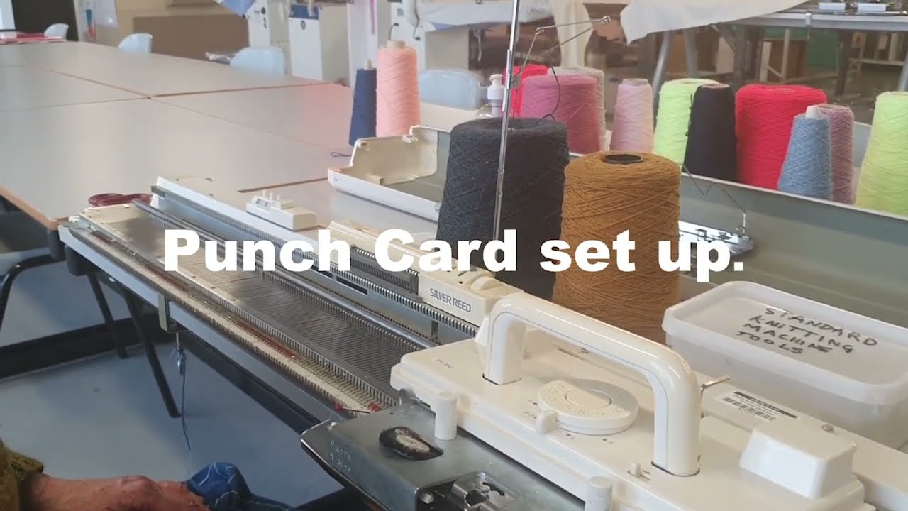 Machine Knit 2   Punch Card Set Up
