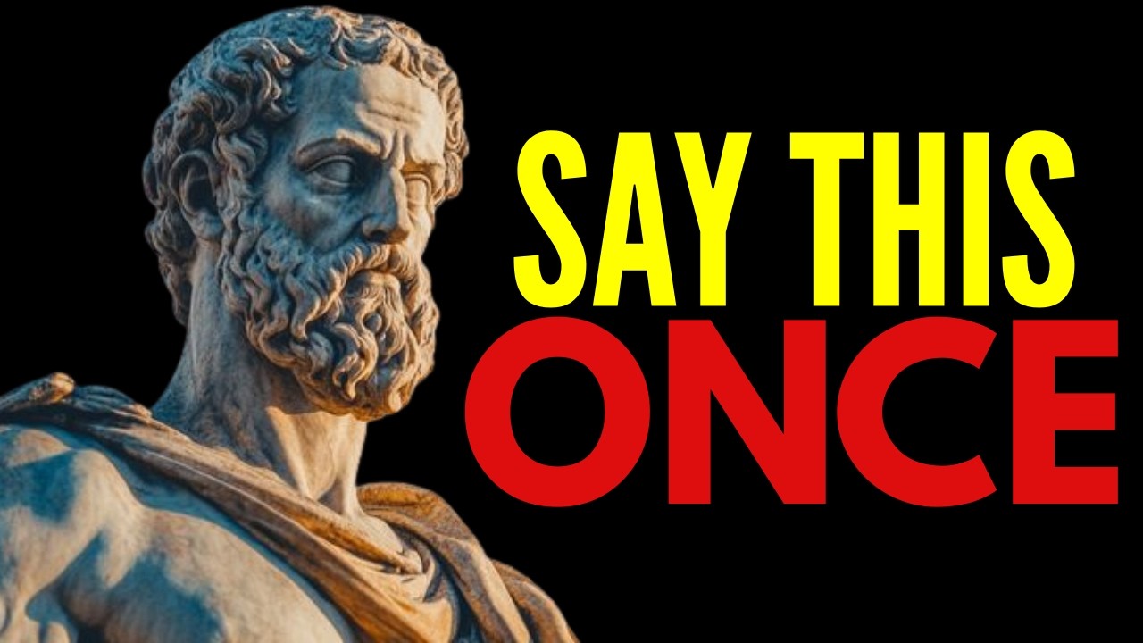 Say This One Sentence When Someone Disrespects You | Stoic Wisdom