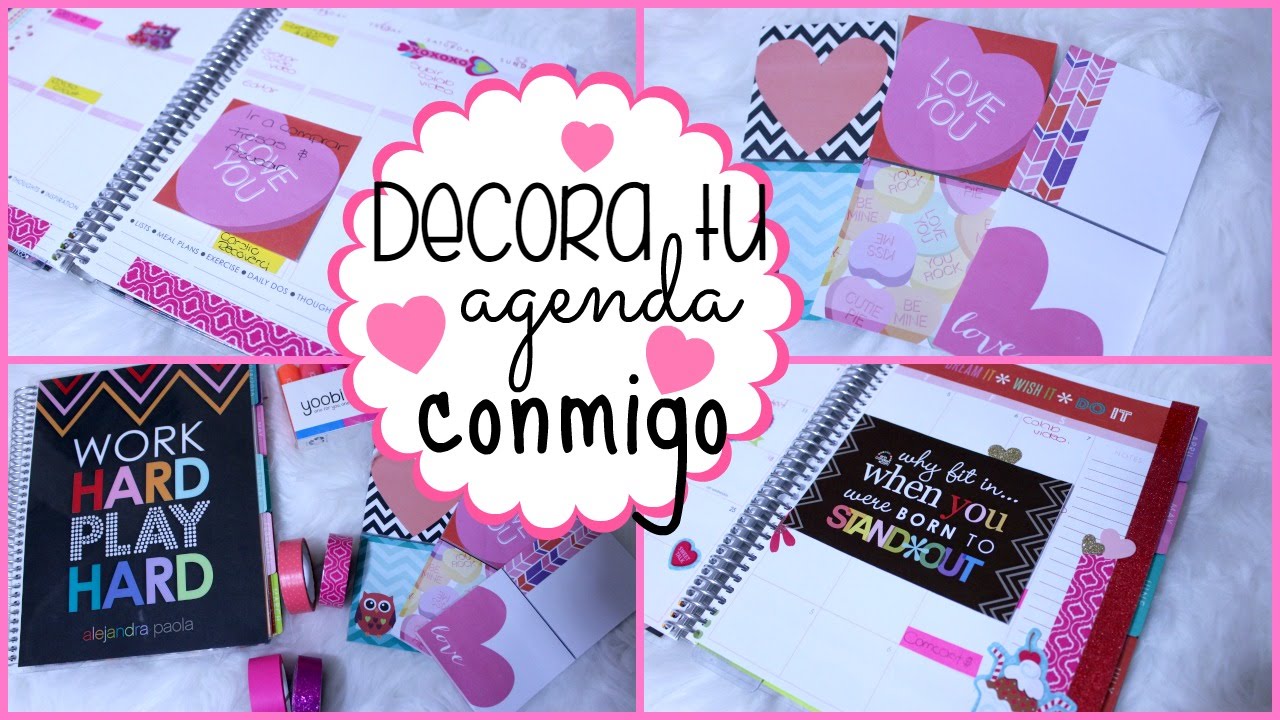 Decora tu planner conmigo | Alejandra Avila