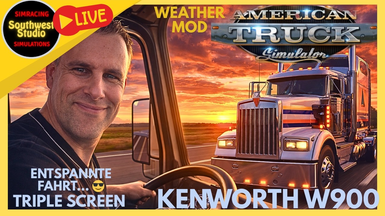 🔴 LIVE 🔴 American Truck Simulator  - Triple Screen #ats