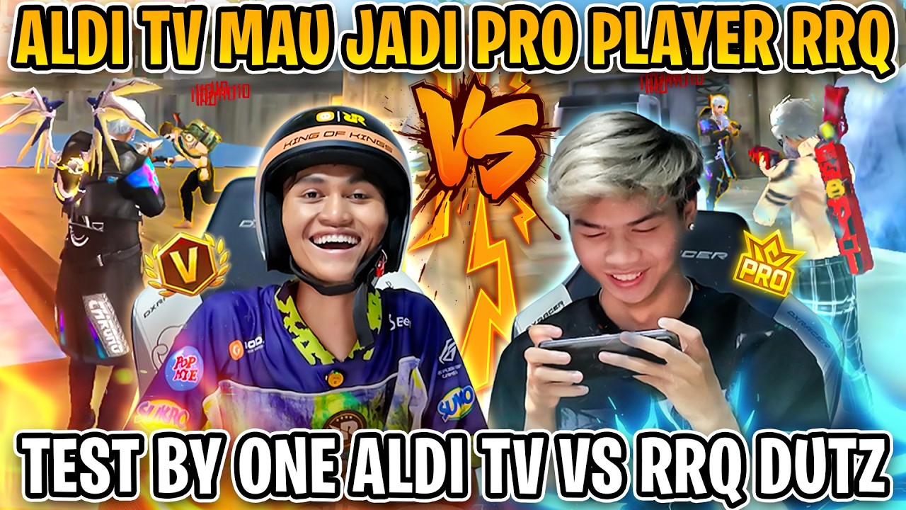 ALDI TV JADI PRO PLAYER RRQ JALUR BY ONE LAWAN RRQ DUTZ 🤣 KIRA KIRA BISA GA YA