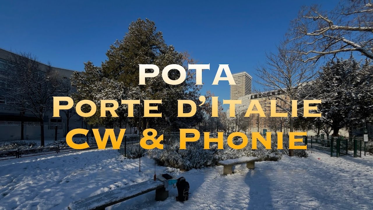 POTA Porte d'Italie sous la neige - FR-13908