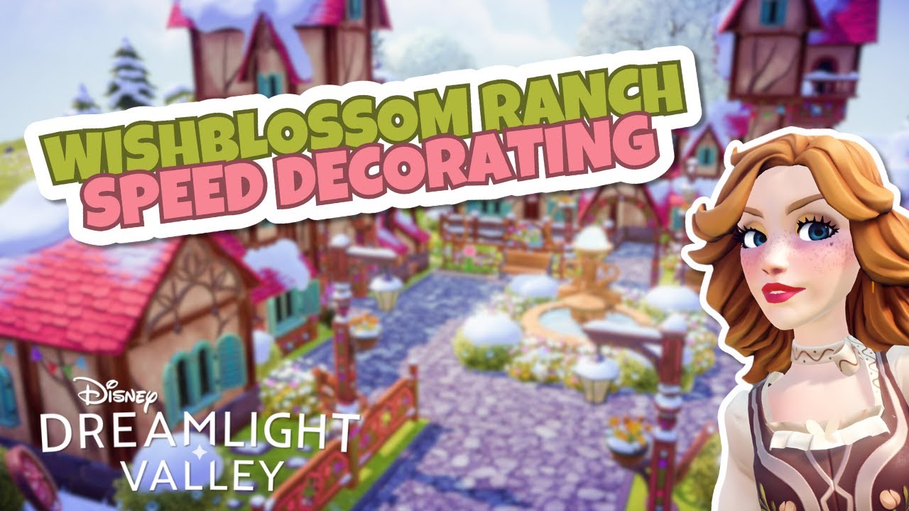 Строительство центра города Wishblossom Ranch 🐴🌻 | Экскурсия по декорированию в стиле Cozy Cottag...