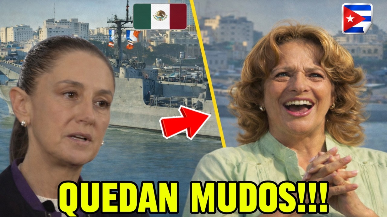 CUBANOS quedan MUDOS al VER llegar los BUQUES DE MEXICO con AYUDA HUMANITARIA