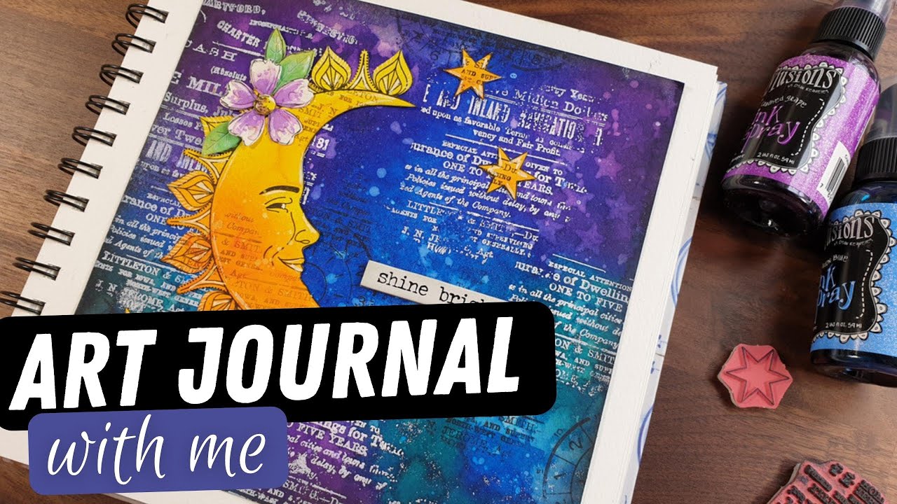 art journal - moon