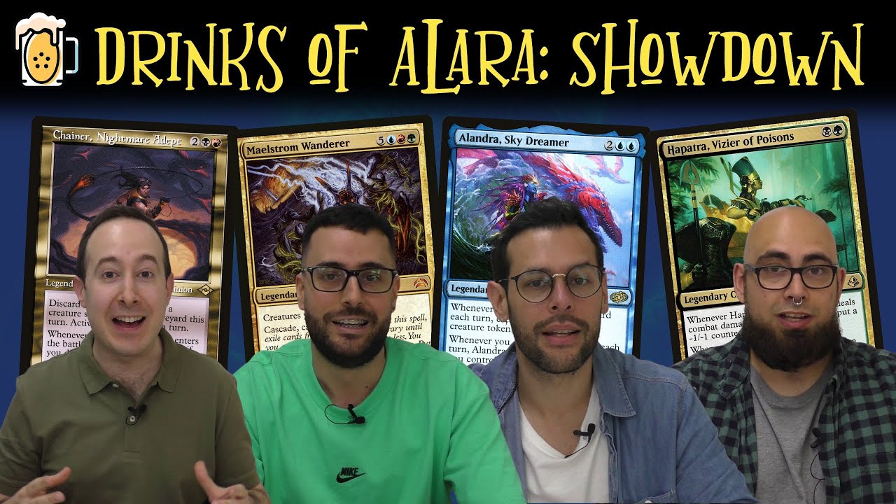 SHOWDOWN EP 8 Maelstrom Wanderer vs Chainer vs Hapatra vs Alandra | Drinks of Alara