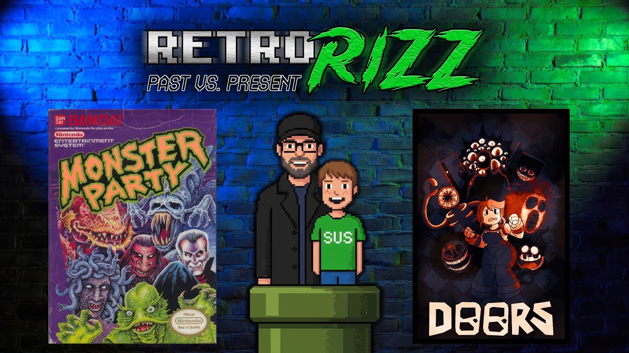 Monster Party (NES) vs. Doors (Roblox) | RetroRizz