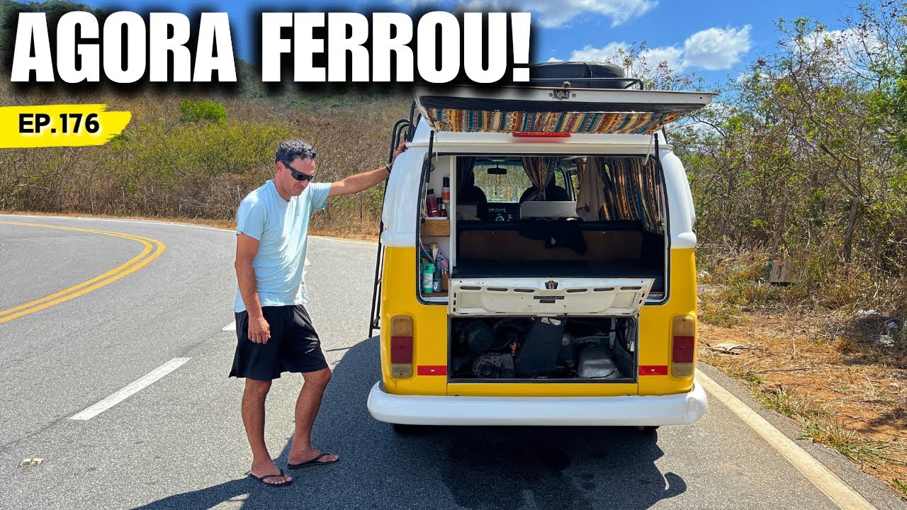 PERRENGUE com a Kombi na SUBIDA DA SERRA DE GUARAMIRANGA | Vida na estrada | Ep.176