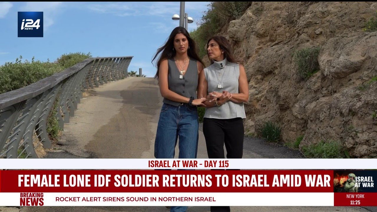 A female lone soldier returns to Israel amidst the ongoing wa