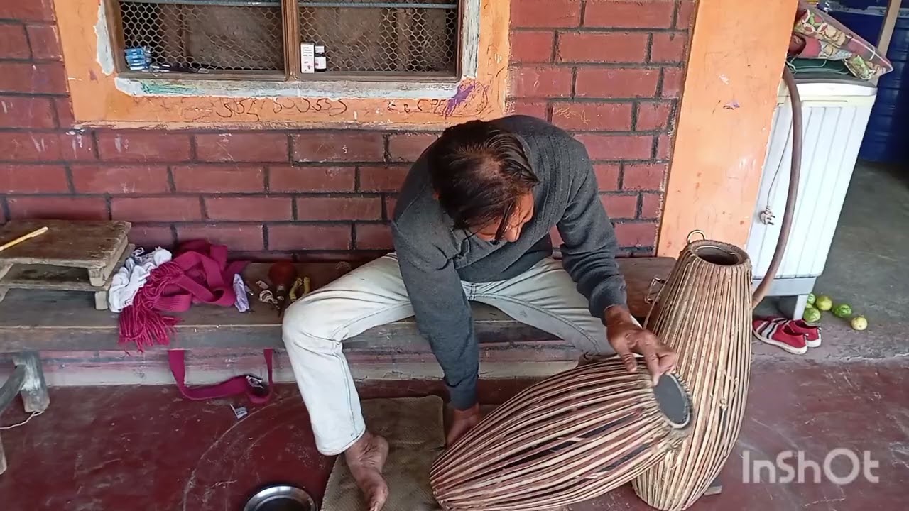 Pung making#culture #dance #mridangam #instrumentmaking #bhakti 