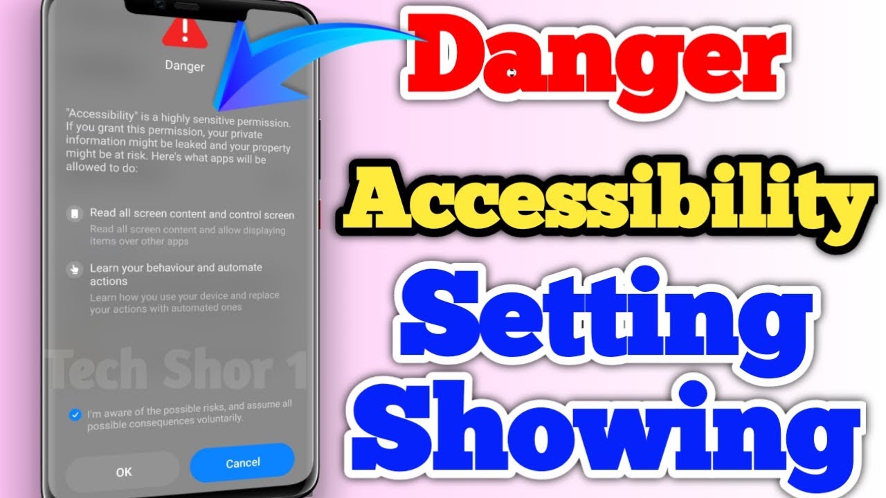 Danger Accessibility Setting Showing When Allow Permission Why