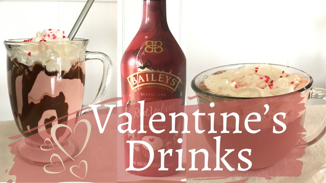 Valentine’s Day Drinks | Red Velvet Drinks | Delicia at Home