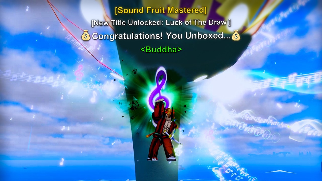 I Master SOUND Fruit Before Update 31, Then it... [Blox Fruits]