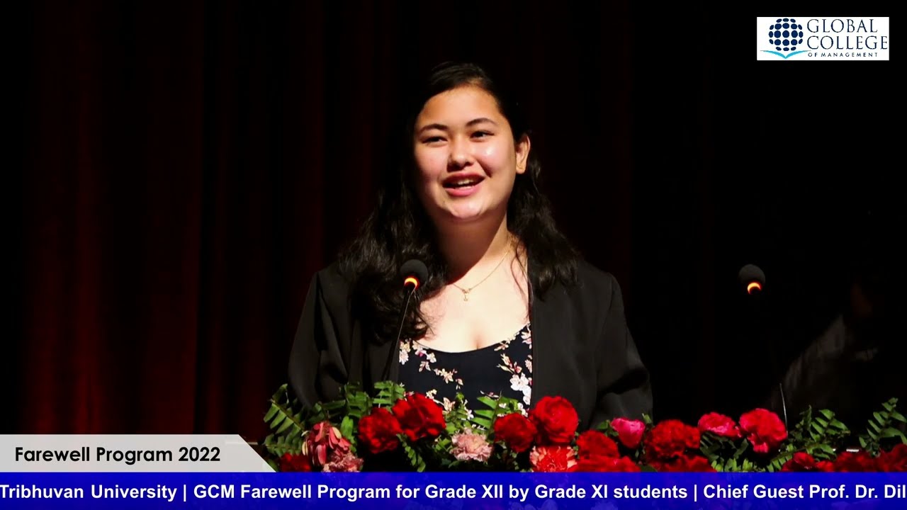 Speech by Desana Buddhacharya from Grade XI for Farewell of Grade XII